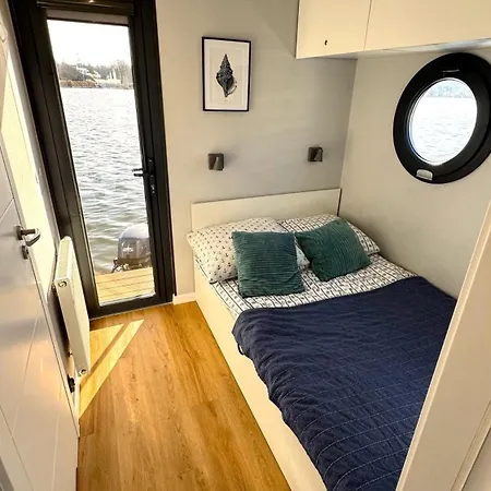 アパート Houseboat Water Boy Plywajacy Dom Na Wodzie Lodz